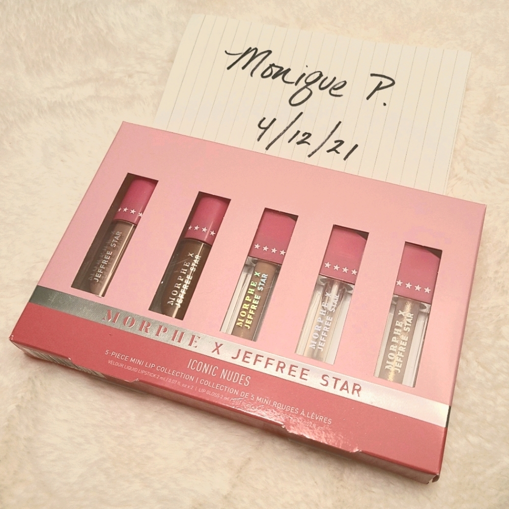 Morphe x jeffree star lippie set - NUDE